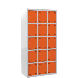 Skříňka výškově dělená 15dveřová – výška 180 cm – šířka 90 cm