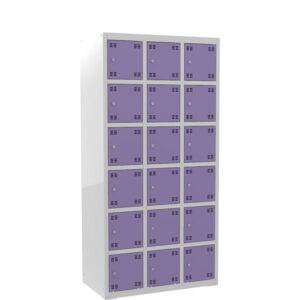 Skříňka výškově dělená 18dveřová – výška 180 cm – šířka 90 cm