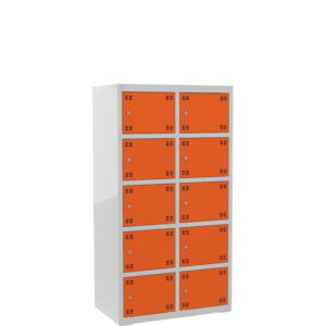 Skříňka výškově dělená 10dveřová – výška 150 cm – šířka 80 cm