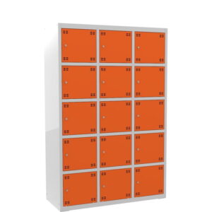 Skříňka výškově dělená 15dveřová – výška 180 cm – šířka 120 cm