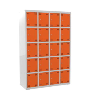 Skříňka výškově dělená 20dveřová – výška 180 cm – šířka 120 cm