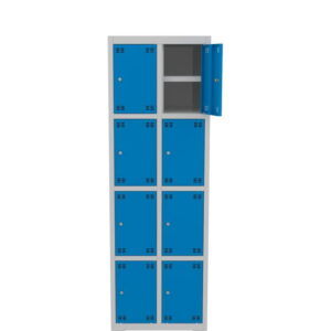 Skříňka výškově dělená s policí 8dveřová – výška 180 cm – šířka 60 cm