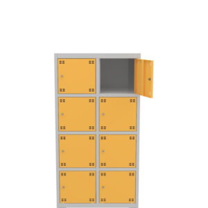 Skříňka výškově dělená 8dveřová – výška 150 cm – šířka 80 cm