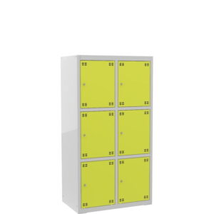 Skříňka výškově dělená 6dveřová – výška 150 cm - šířka 80 cm