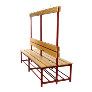 Šatní lavice s věšáky